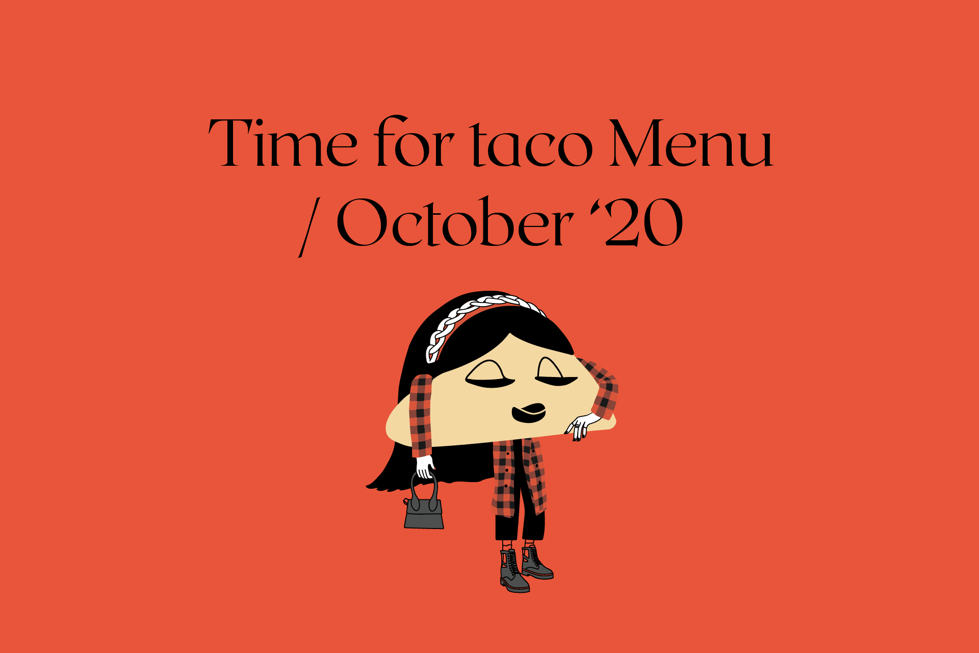 Time for taco Menu / October ’20
