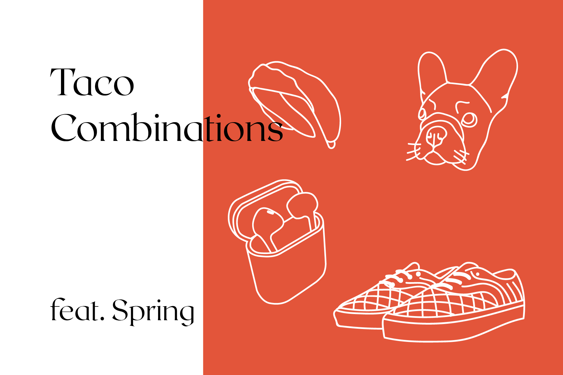 Taco Combinations ft. Spring Look