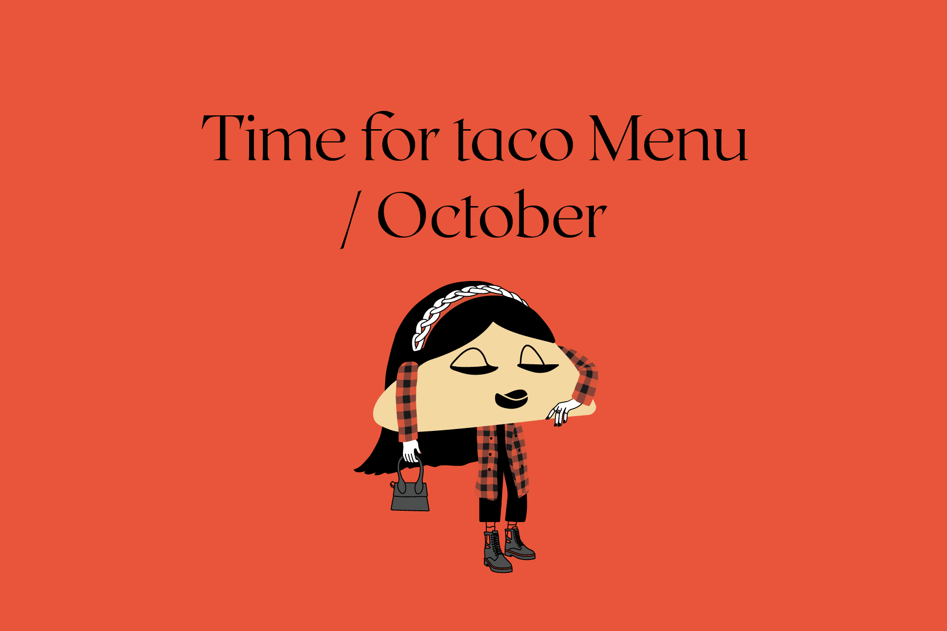Time for taco Menu / October
